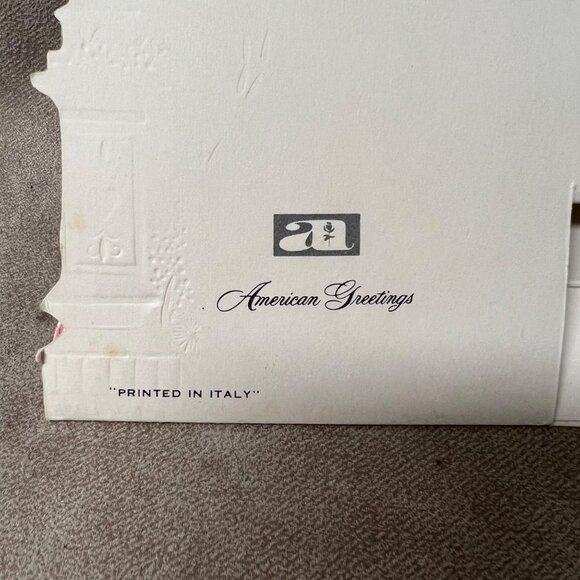 Valentines Day Card American Greetings Die Cut Pull Down Mother Printed in Italy - Picture 3 of 11